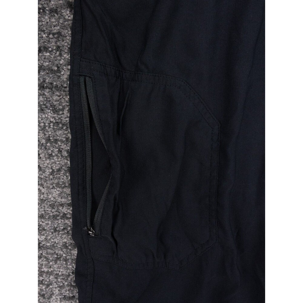 Eddie Bauer Pants Mens 32x30 Black Fleece Lined Tech Side Cargo Pocket Gorpcore - Picture 6 of 16